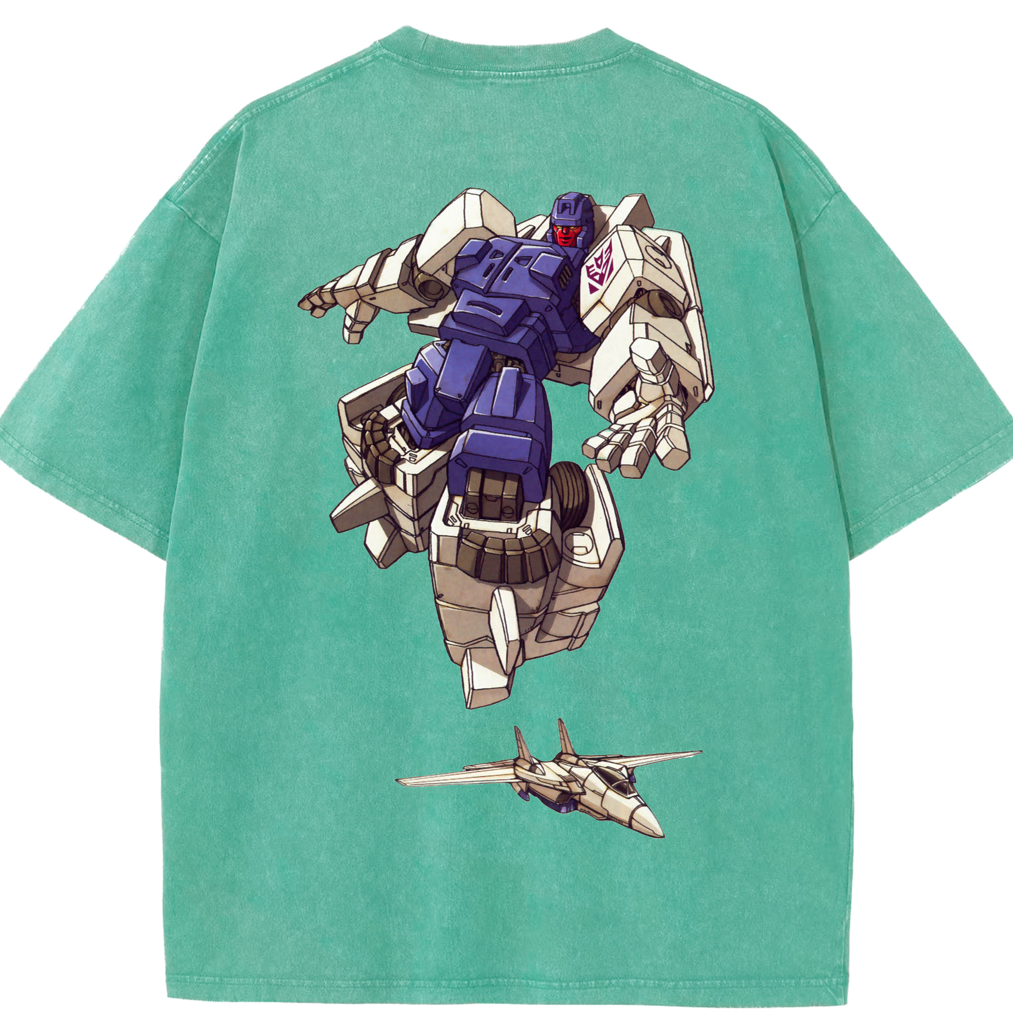 （画像用）  綿100% ヴィンテージ風 半袖Tシャツ（背面プリント）